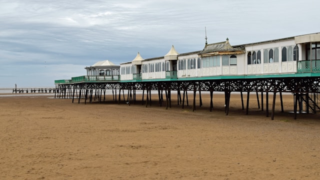 The Lancashire coast near Lytham