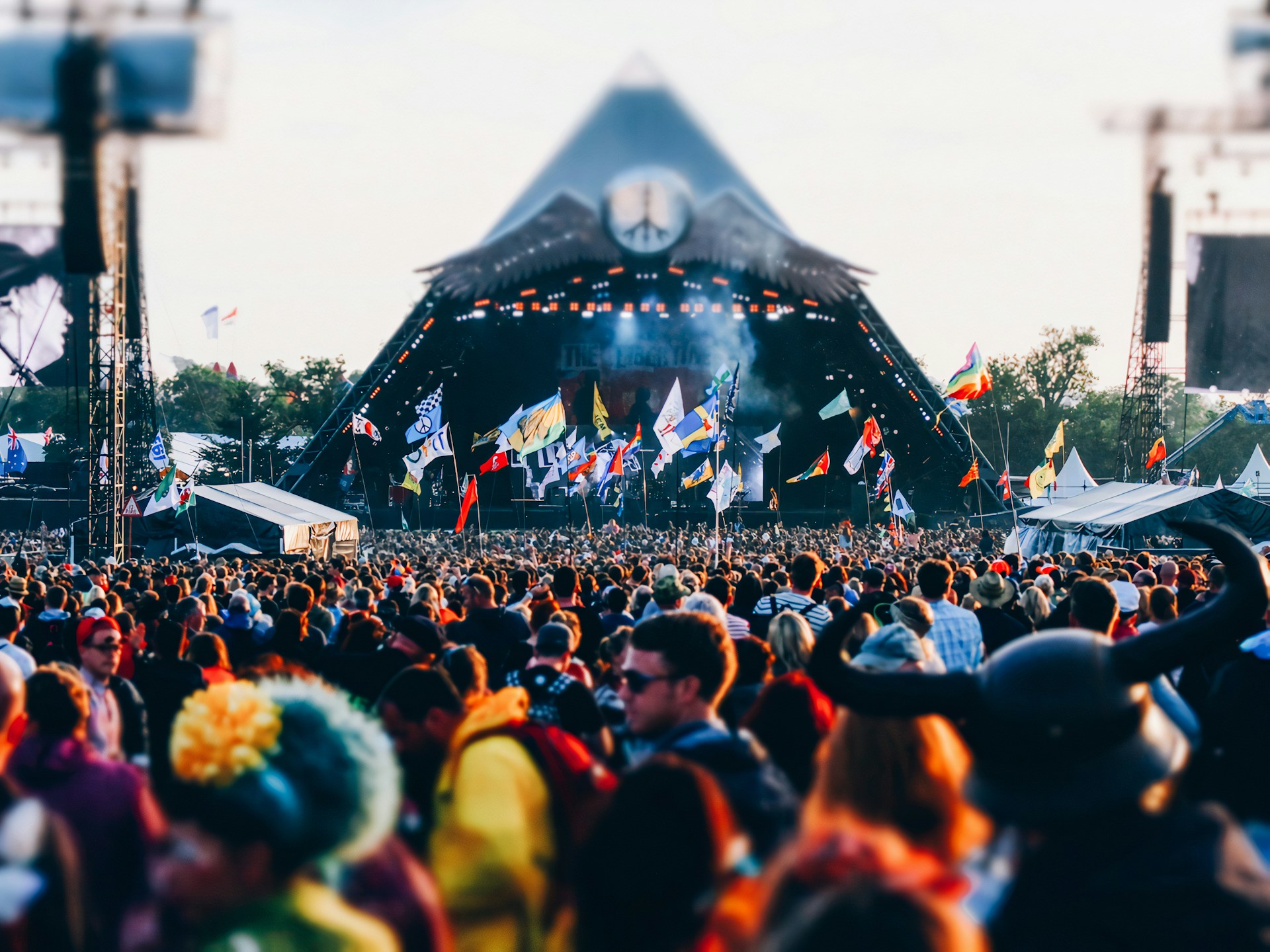 Outdoor festival stage atmosphere similar to Latitude Festival 2026 at Henham Park