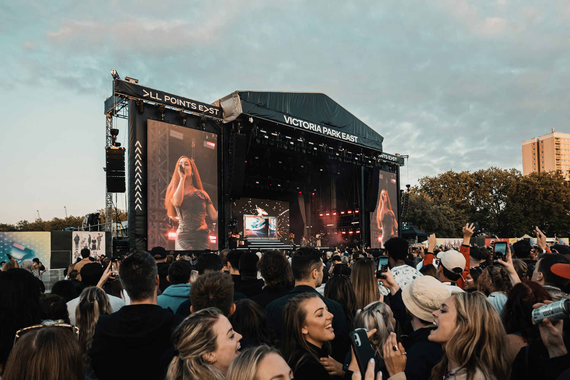 All Points East main stage crowd at Victoria Park, London
