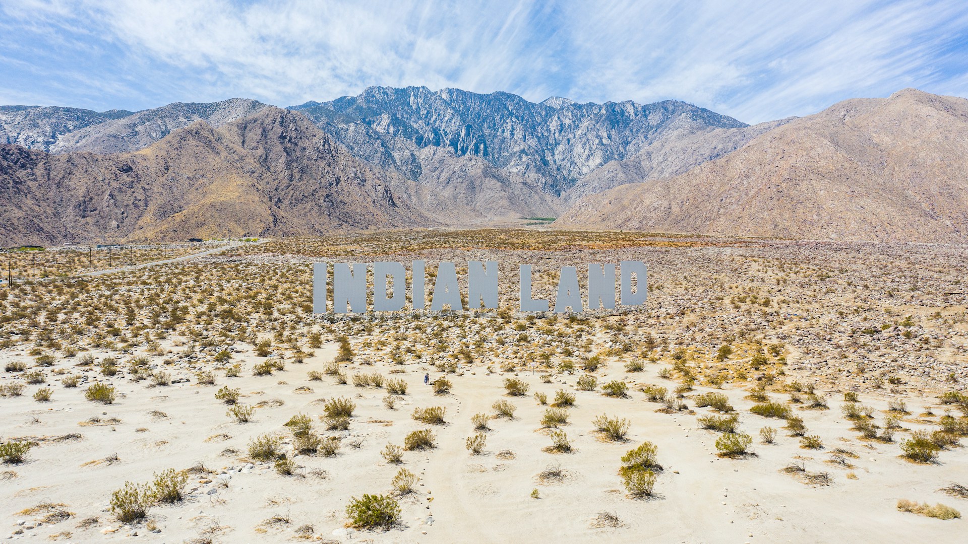 Wide view of the Coachella site in the California desert